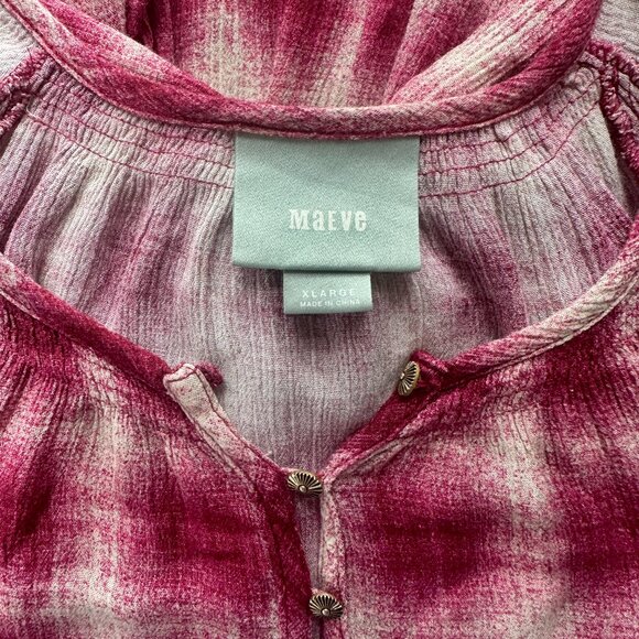 Maeve Anthropologie Blouse Size XL - Picture 7 of 12